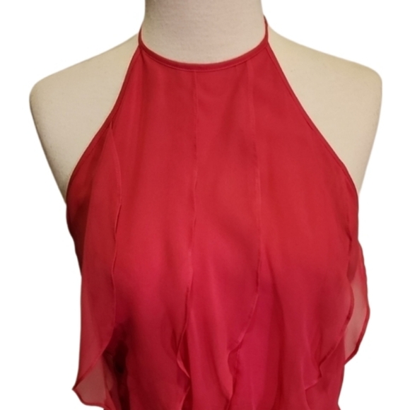 BCBGMaxAzria Collection Silk Halter Top - Picture 7 of 12